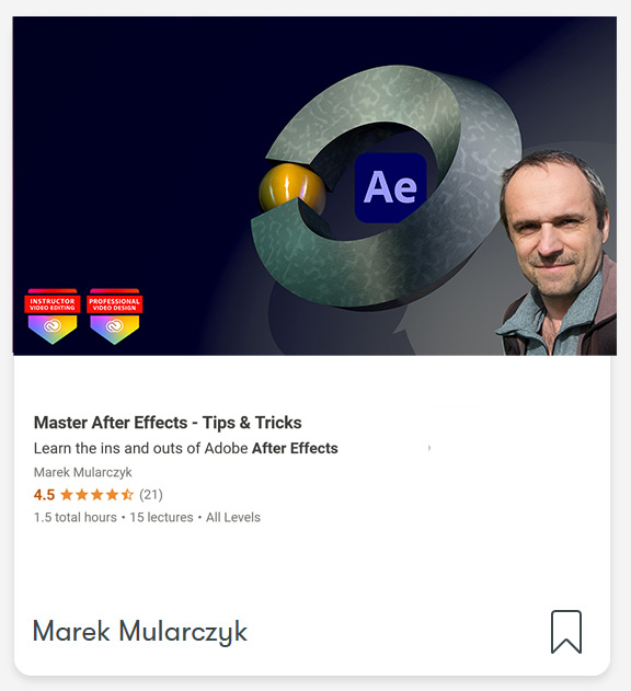 Adobe After Effects Tips & Tricks Udemy course